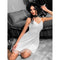 Women's Fashion Solid Color Lace Slip Dress